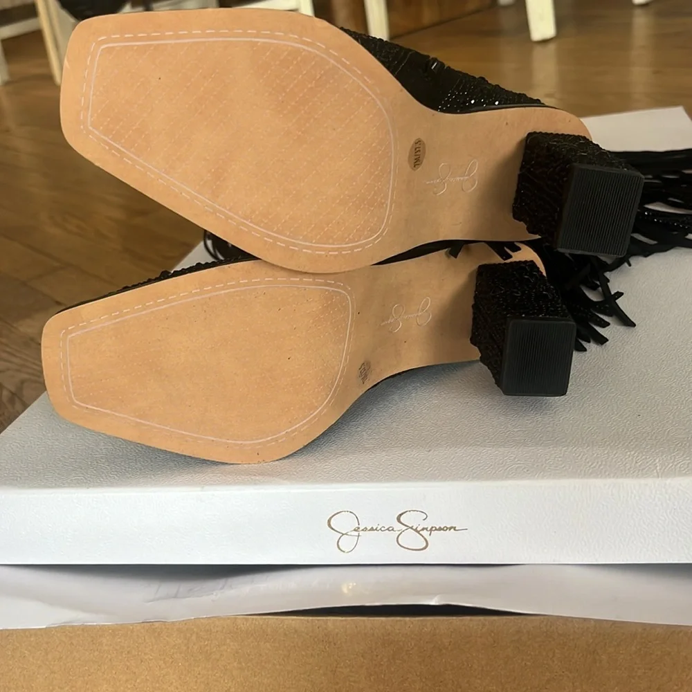 ‼️DELETING 10/1‼️ Jessica Simpson asire rhinestone cowboy boots - NEW WITH BOX - Picture 8 of 9